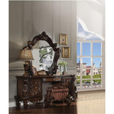 Versailles Arched Top Wood Frame Dresser Mirror in Cherry Oak